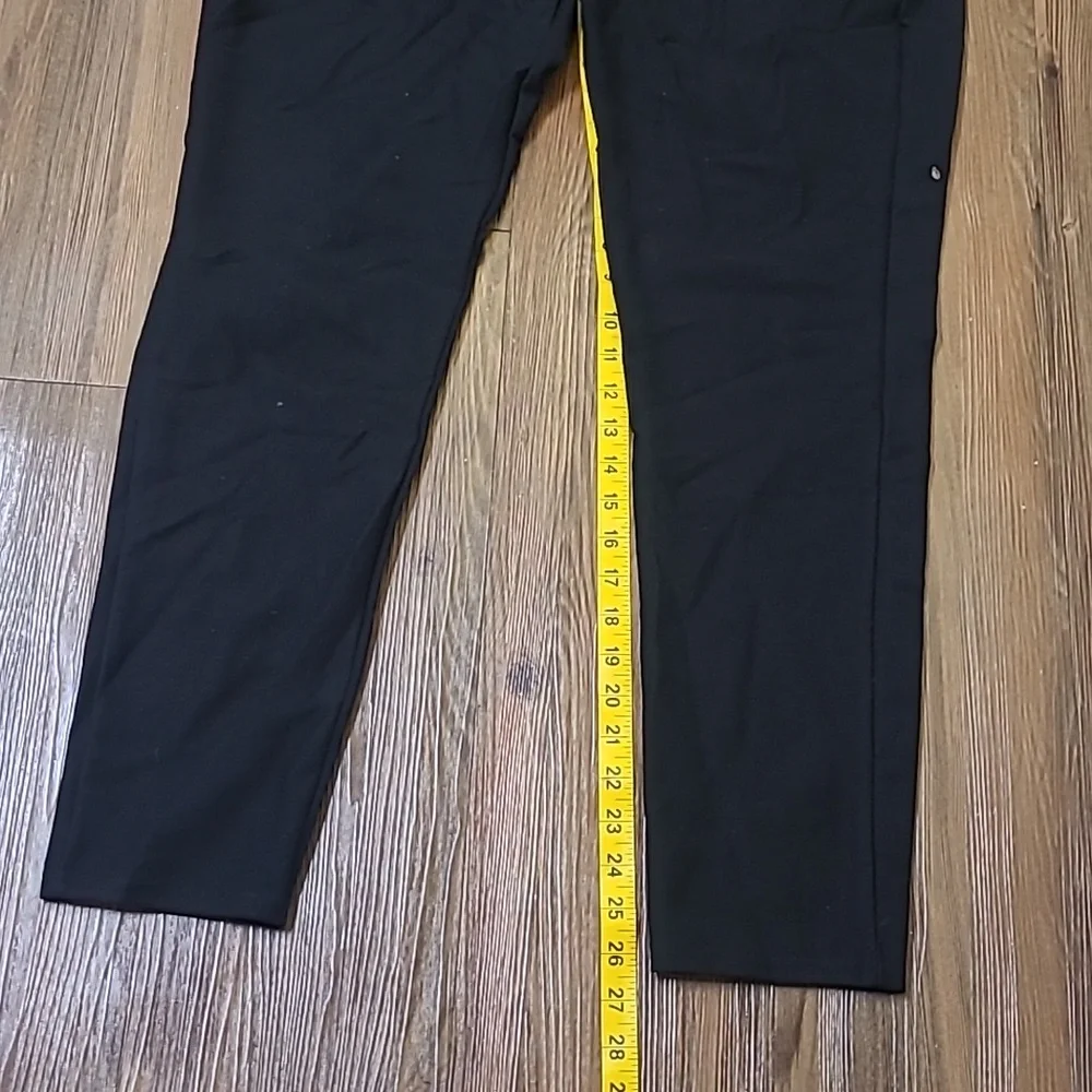 Michael‎ Kors Black Skinny Pants with Gold Accents